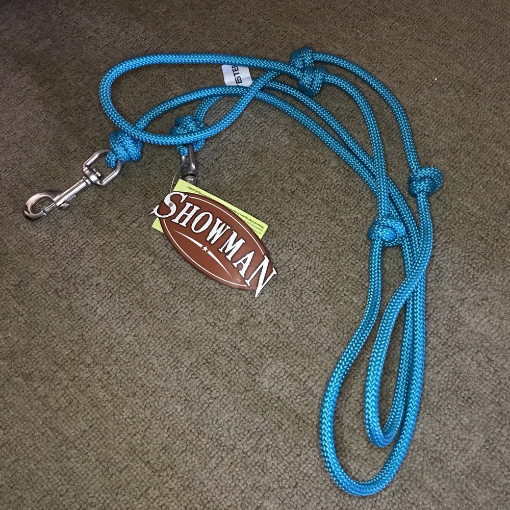 Showman barrel reins (horse tack)